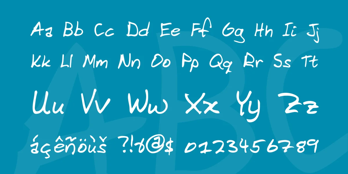 Domestic Manners Font preview 4