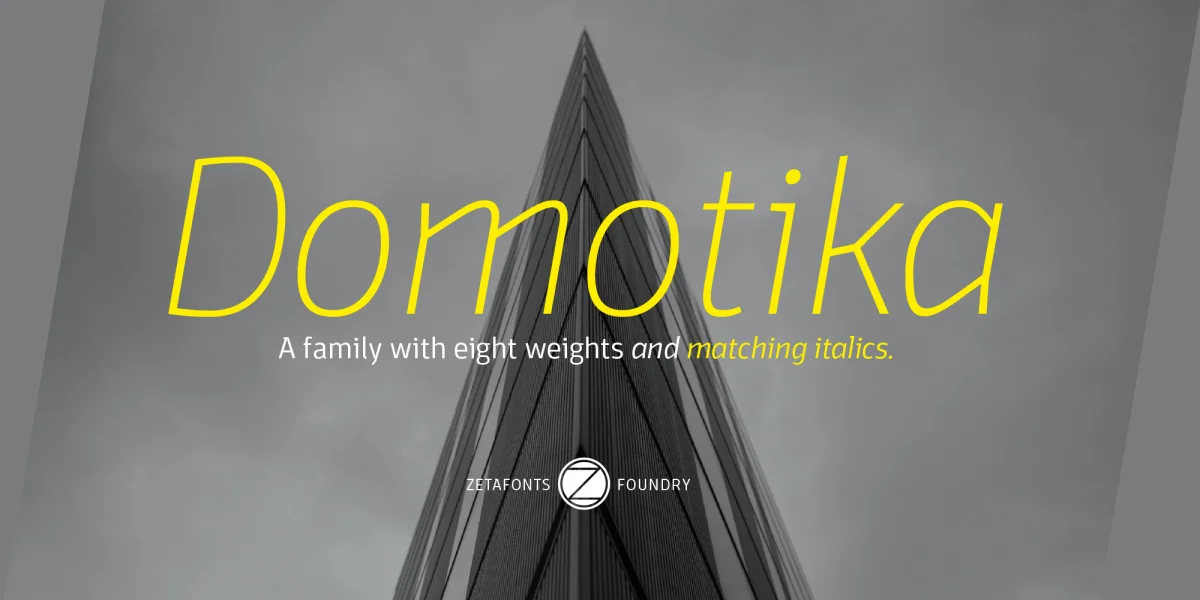 Domotika Trial Font Family