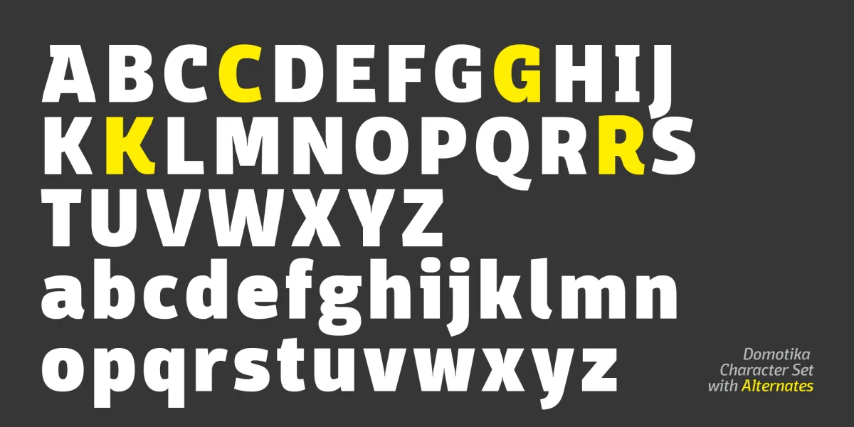 Domotika Trial Font Family preview 11