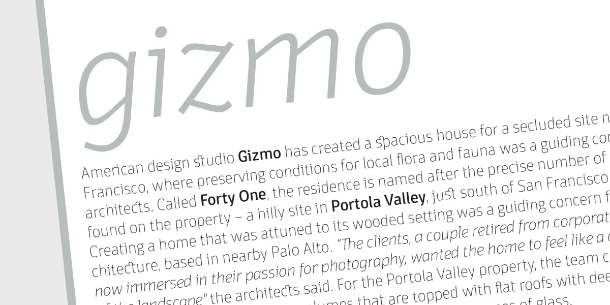 Domotika Trial Font Family preview 6