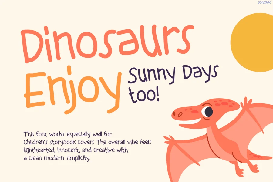 Donsaro Font preview 6
