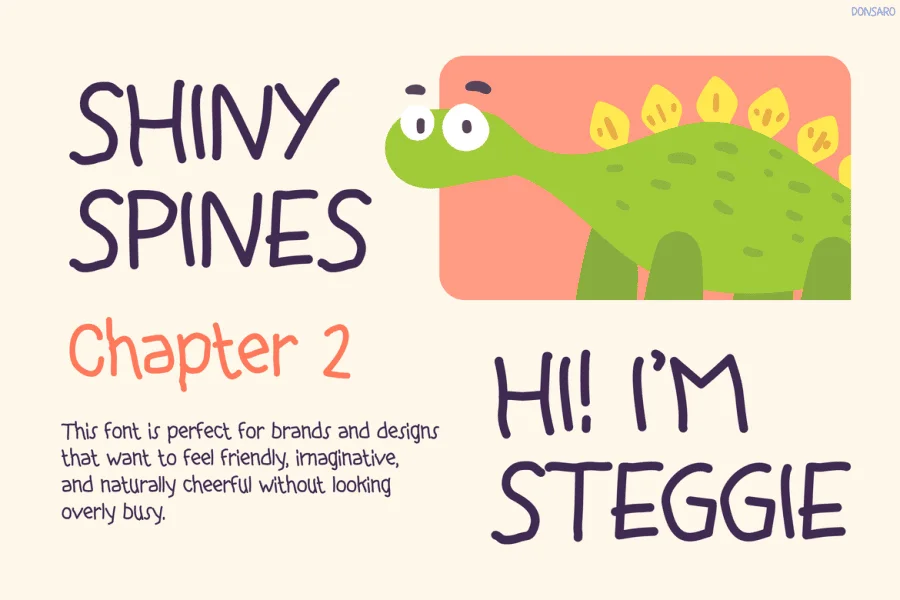 Donsaro Font preview 8
