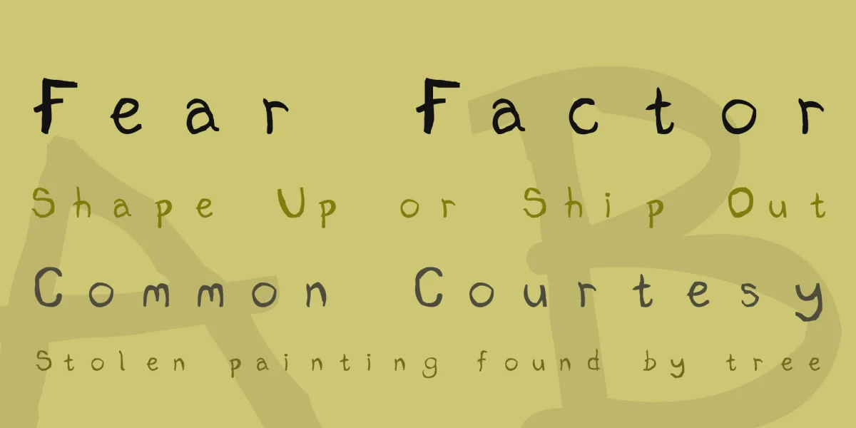 Don't Mix Yer Drinks Font preview 2
