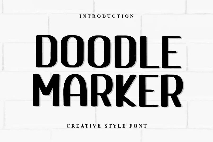 Doodle Marker Font