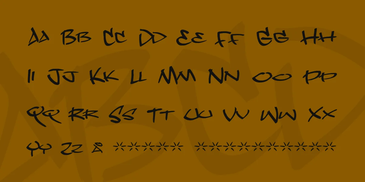 Dope Jam Font preview 3