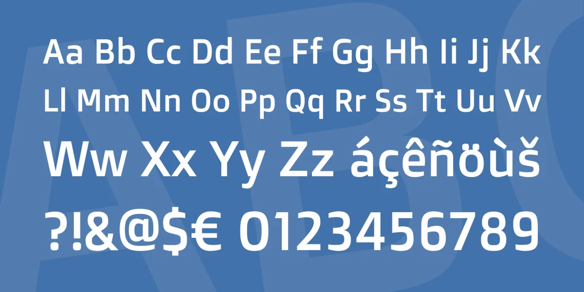 Doppio One Font preview 4