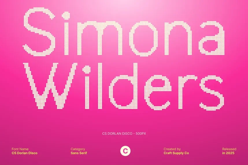 Dorlan Disco Font preview 4
