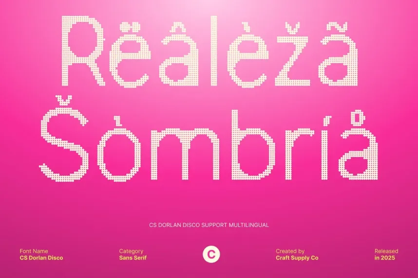 Dorlan Disco Font preview 5