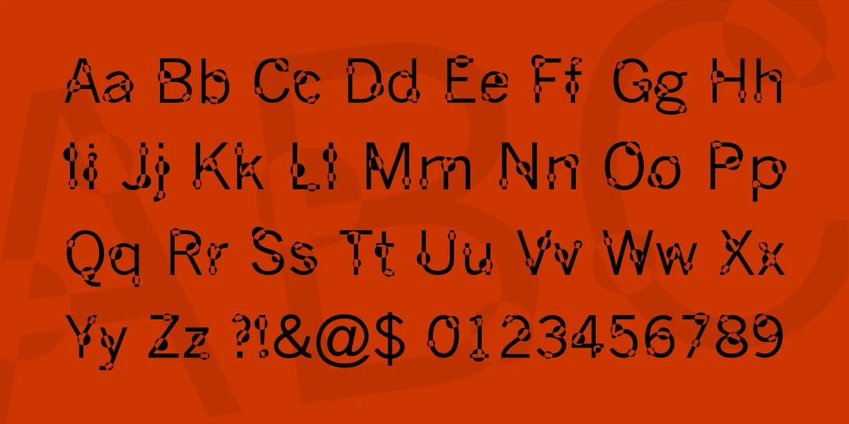 Dot Your Eyes Font preview 2