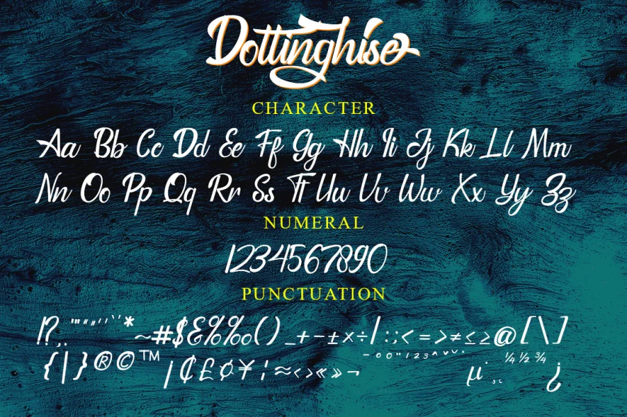 Dottinghise Font preview 7
