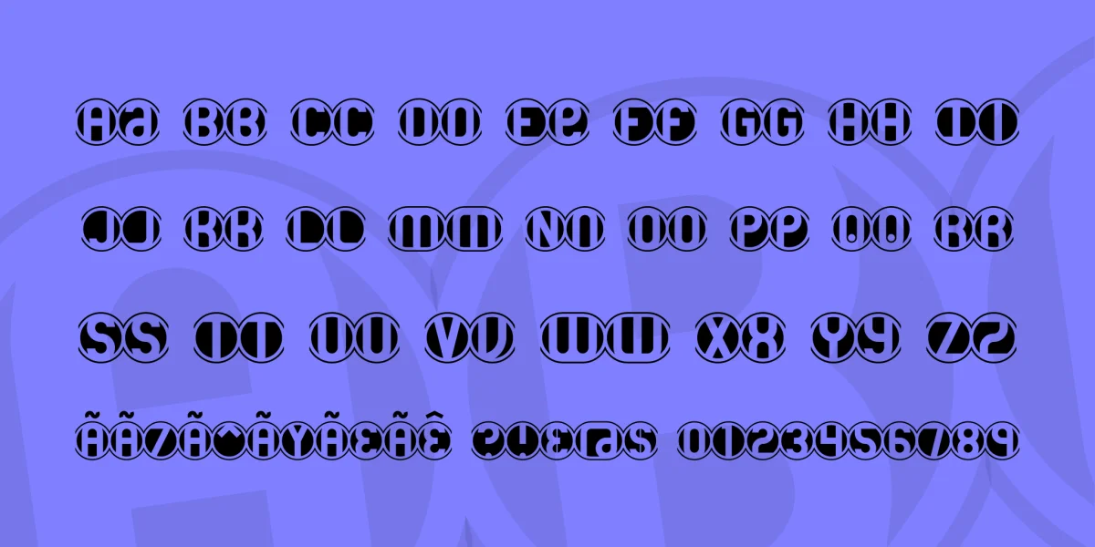 Double Bogey BRK Font Family preview 2