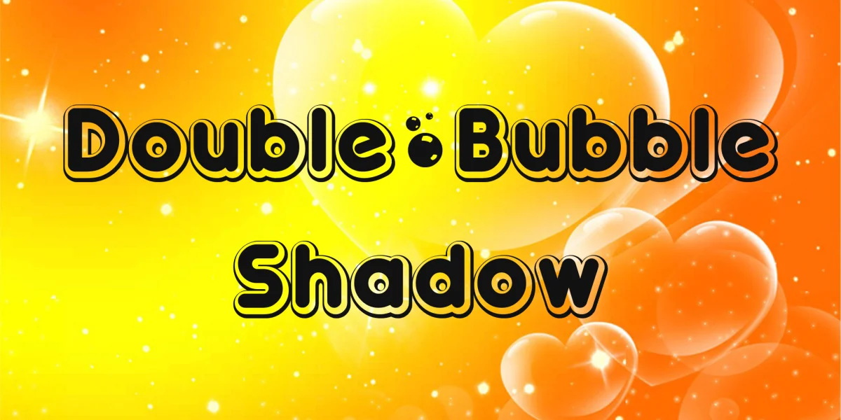 Double•Bubble Shadow Font Family preview 4