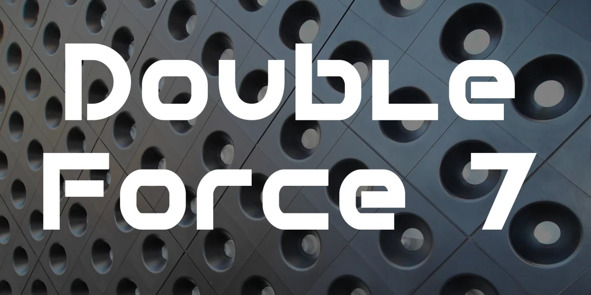 Double Force 7 Font
