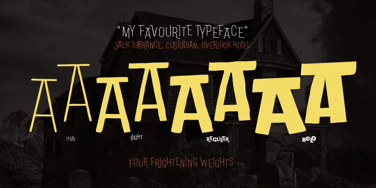 DoubleBass Font Family preview 3