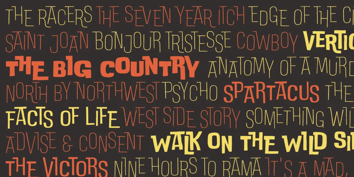 DoubleBass Font Family preview 6