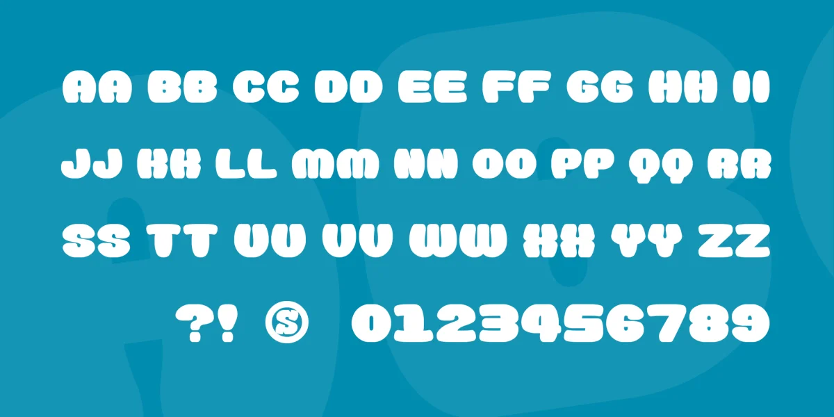 Doughnut Monster__G Font preview 3