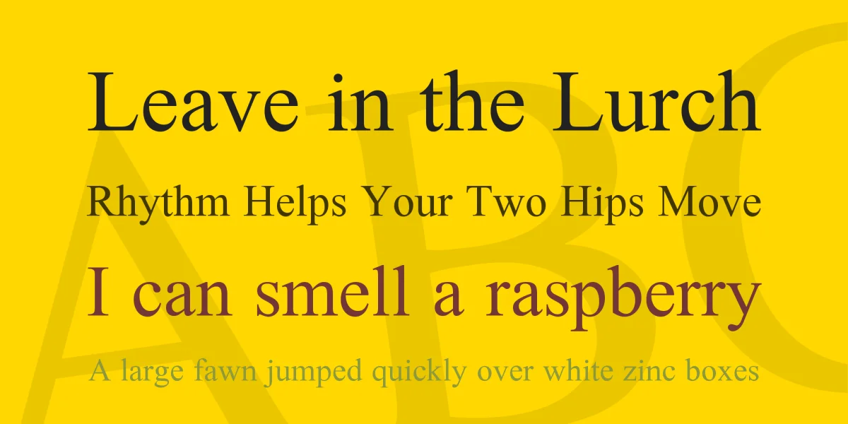 Doulos SIL Font preview 2