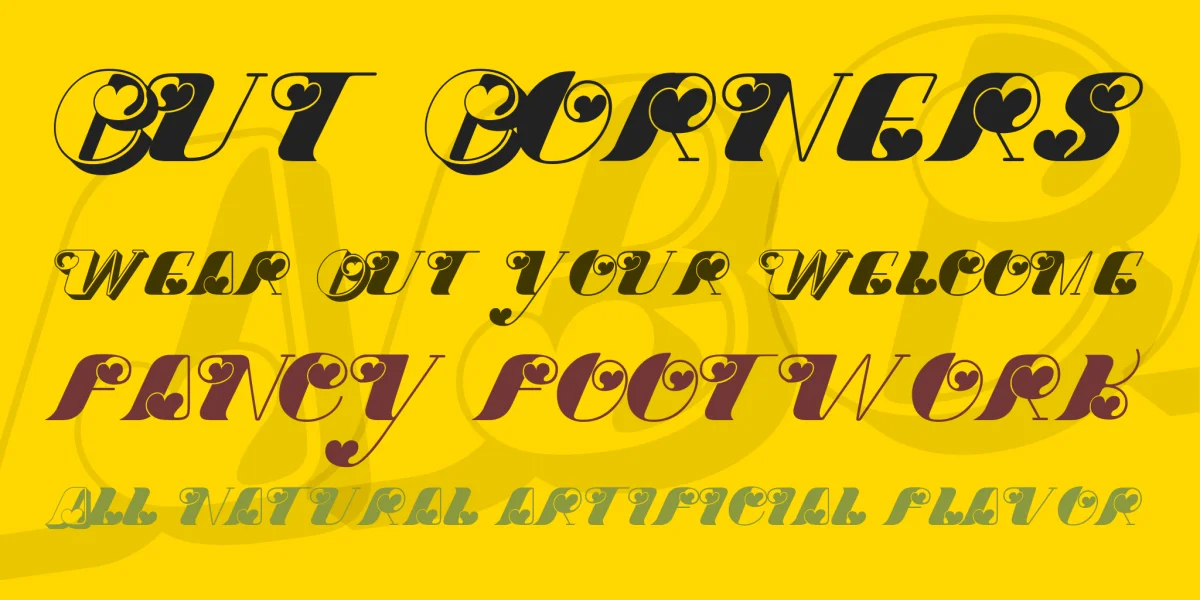 Dove Love Font preview 2