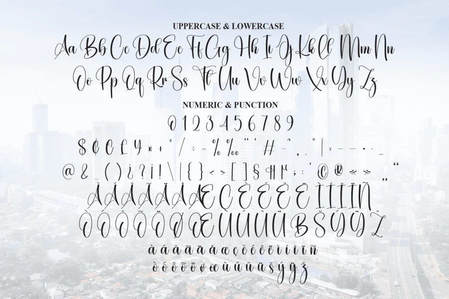 Downtown Font preview 7