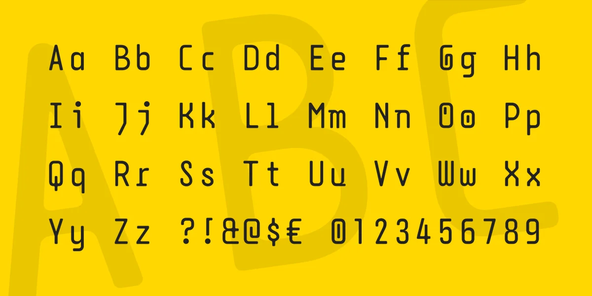 DPSDbeyond Font preview 4