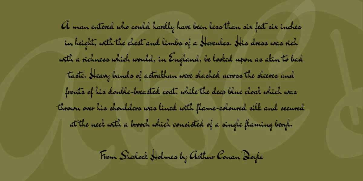 Dr Sugiyama Font preview 3