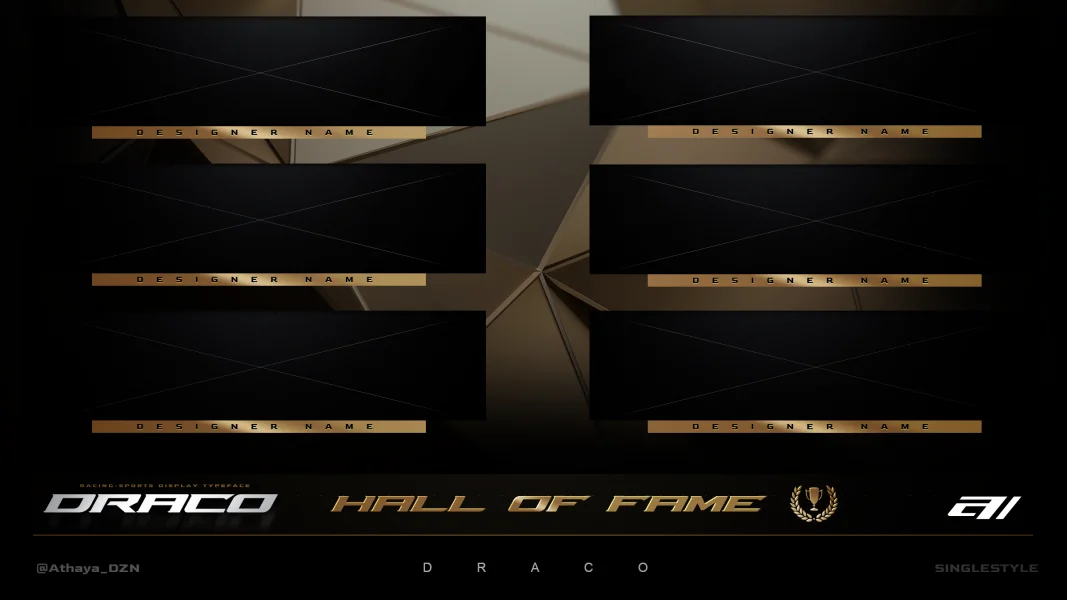 Draco Font preview 4