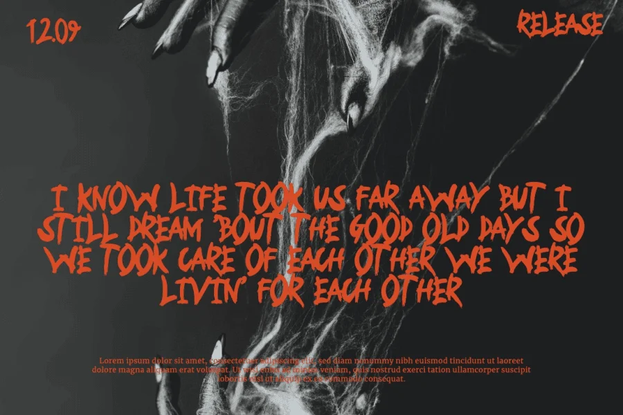 Dracutaz Font preview 7