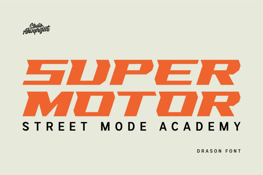 Drason Demo Font preview 8