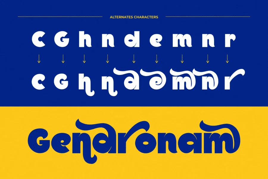 Dravonik Demo Font preview 4