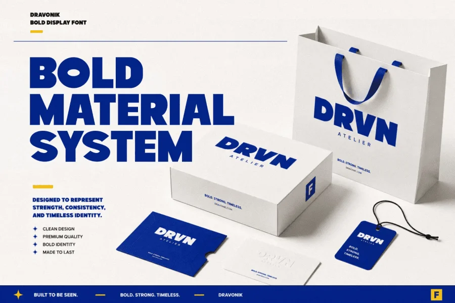 Dravonik Demo Font preview 9