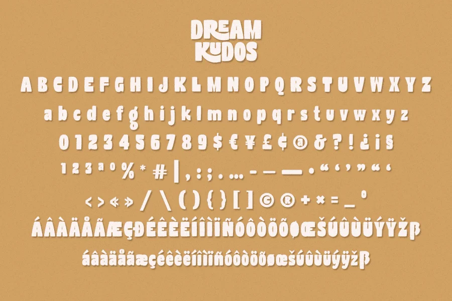 Dream Kudos Font preview 7