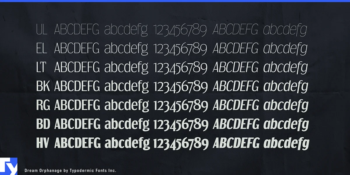 Dream Orphanage Font preview 4
