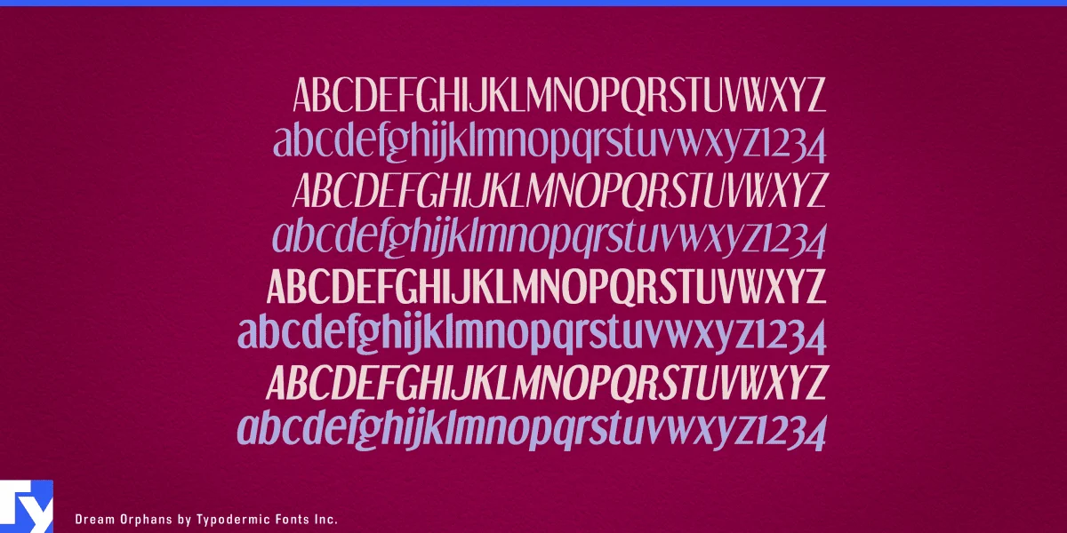 Dream Orphans Font Family preview 5