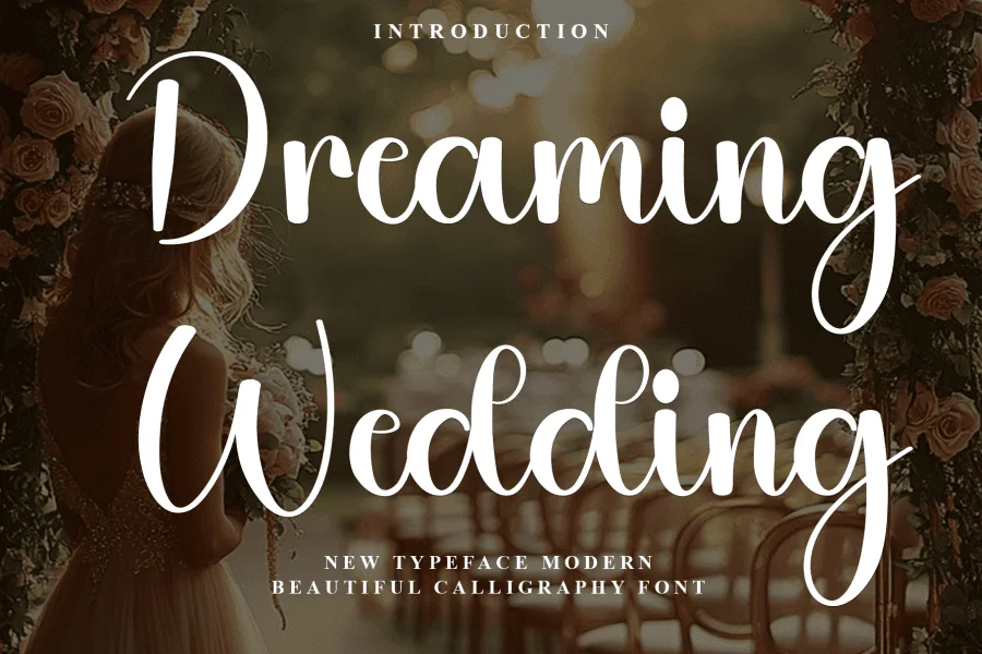 Dreaming Wedding Font