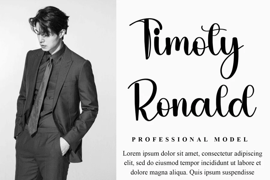 Dreaming Wedding Font preview 2