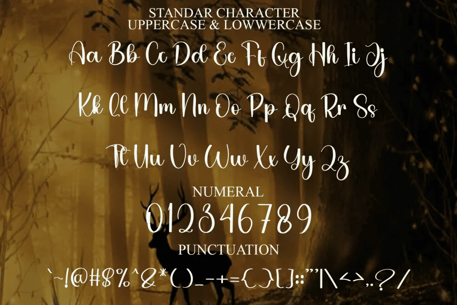 Dreaming Wedding Font preview 5