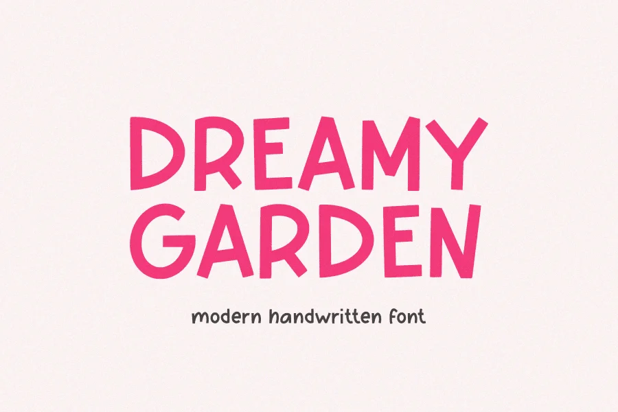 Dreamy Garden Font