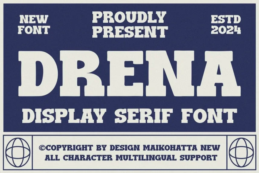 Drena Font preview 2