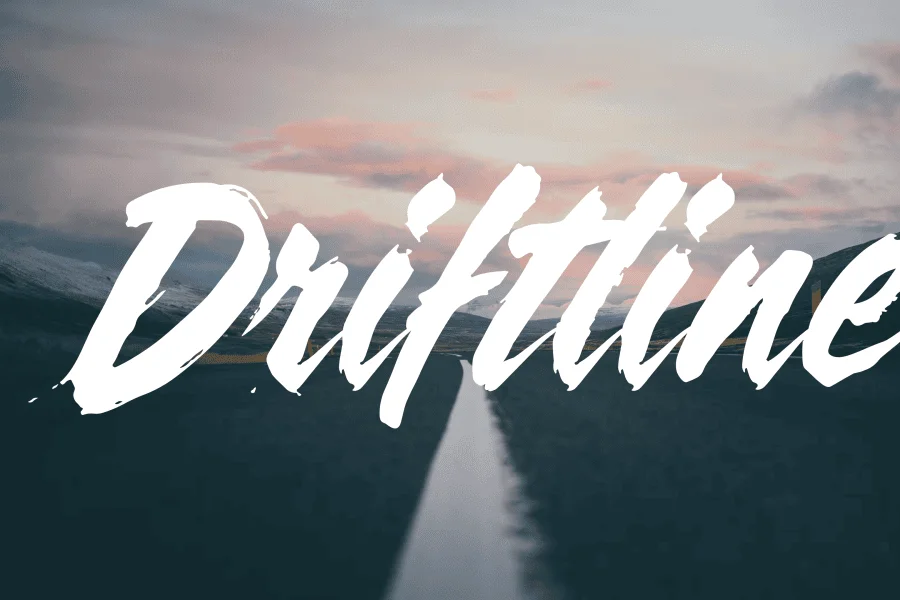 Driftline Font