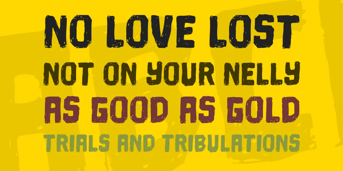 Driving Around Font preview 2