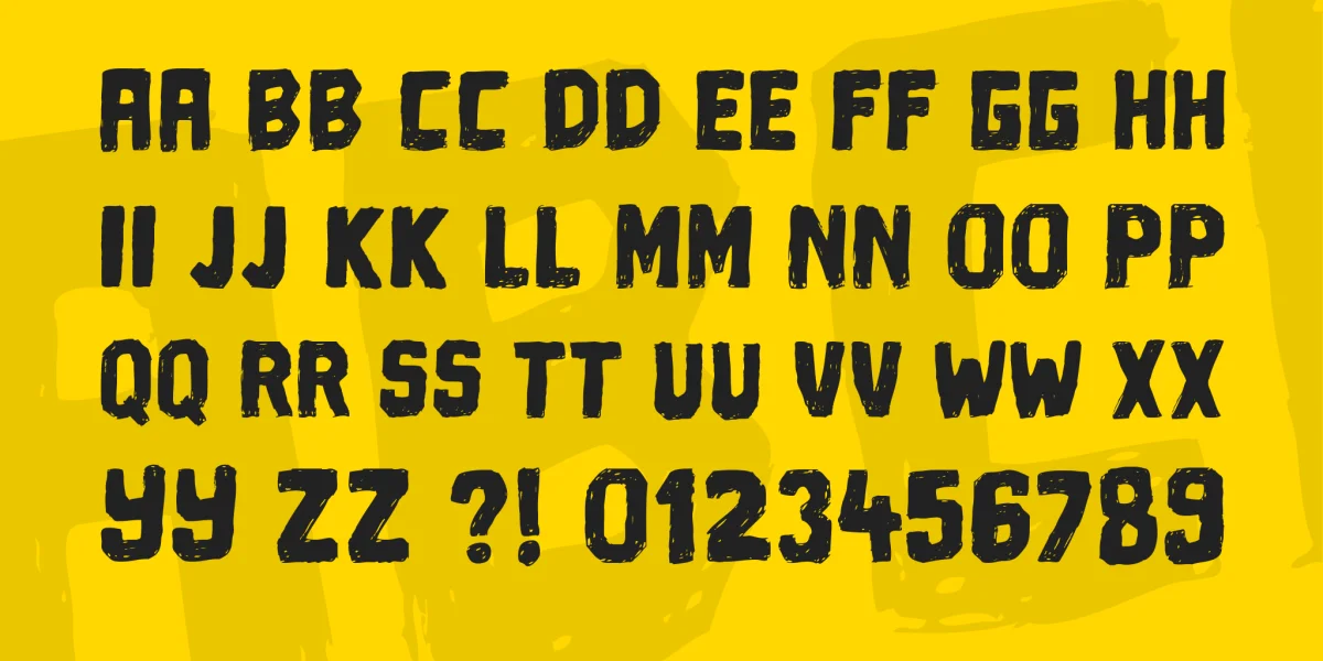 Driving Around Font preview 4