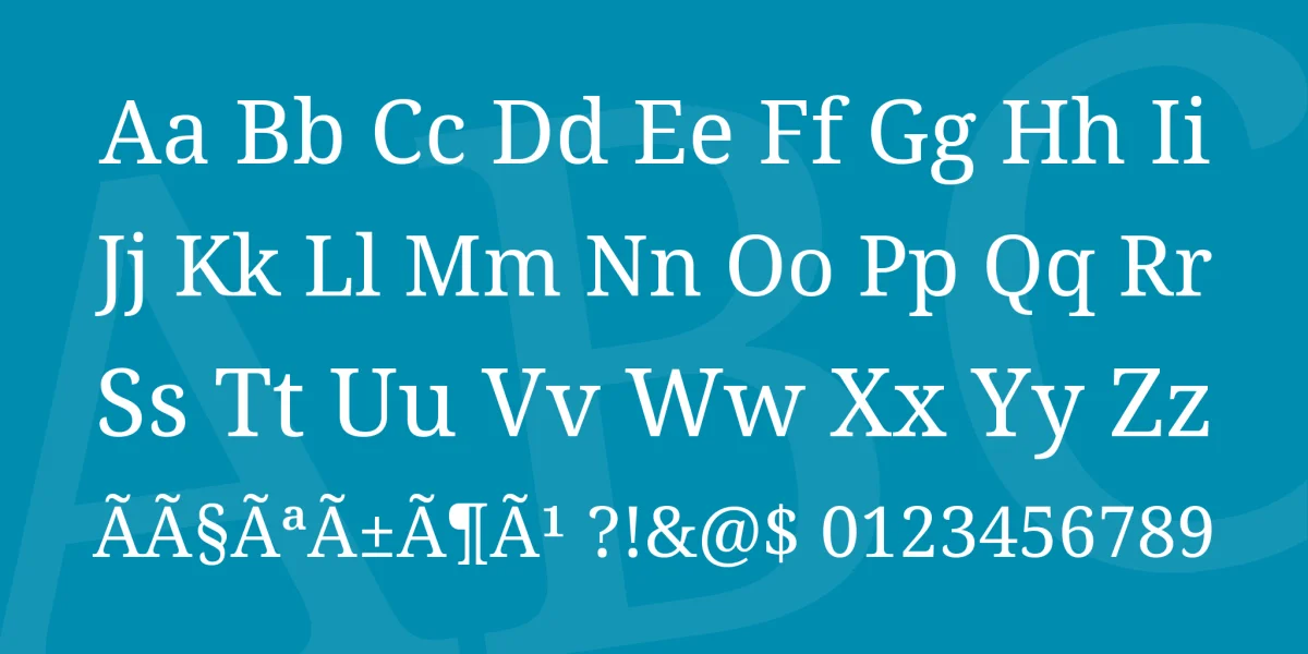 Droid Serif Font Family preview 4
