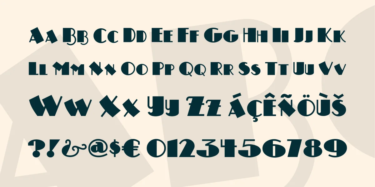 Drumag Studio NF Font preview 3