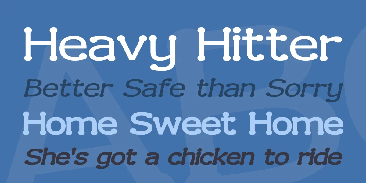 Drummon Font Family preview 2