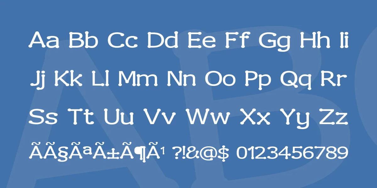 Drummon Font Family preview 3