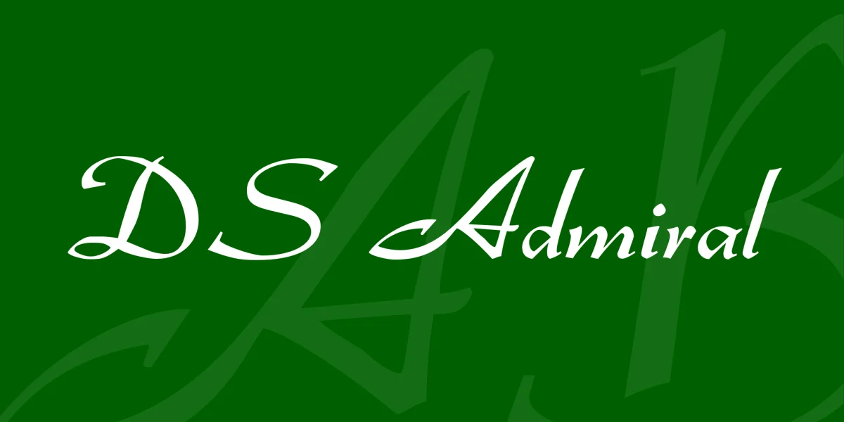 DS Admiral Font