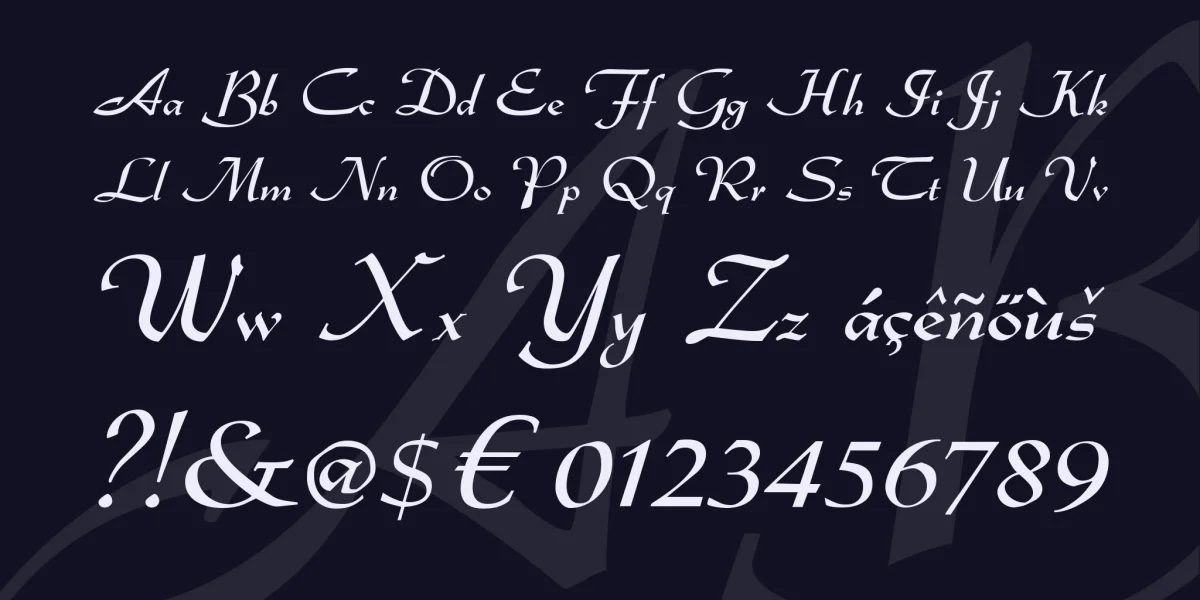 DS Admiral Font preview 4