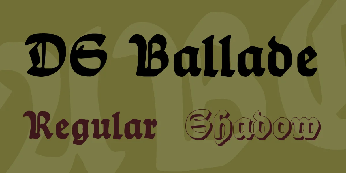 DS Ballade Font Family