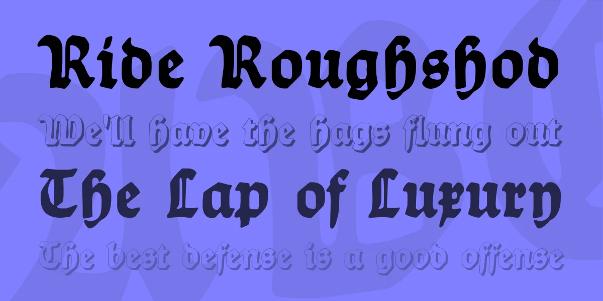 DS Ballade Font Family preview 2
