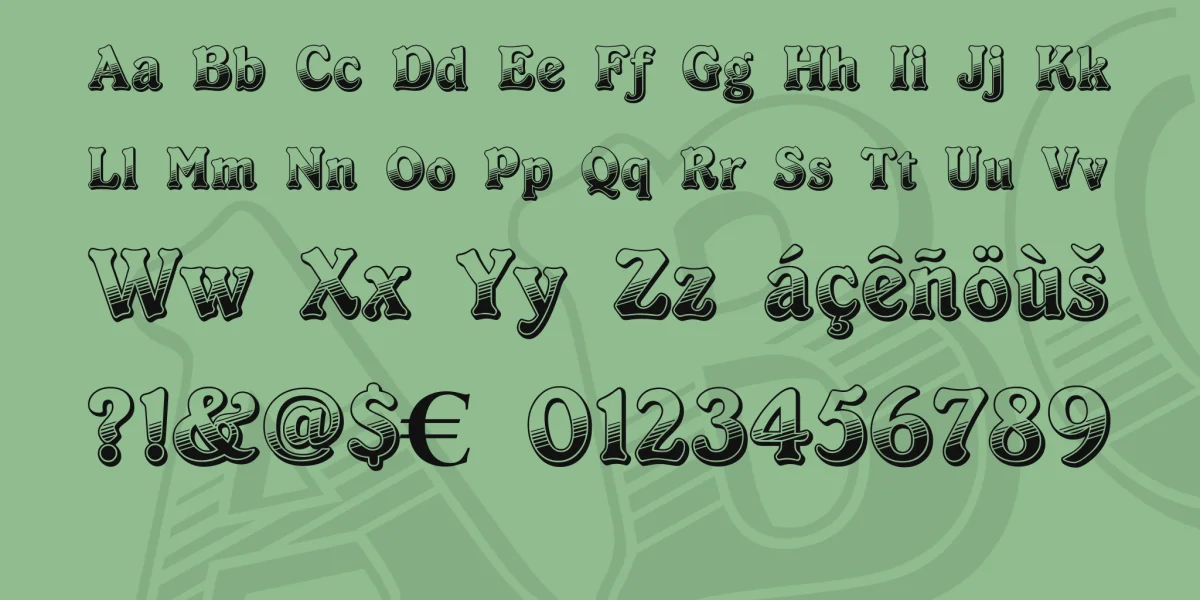DS Chocolade Font preview 3